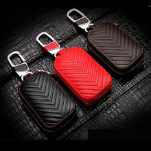Load image into Gallery viewer, Multifunctional Hook Up Leather Car Key Bag