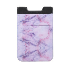 Load image into Gallery viewer, Marble Pattern Road Stretch Phone Back Plastic Card Holder Sticky Phone Clip
