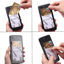 Load image into Gallery viewer, Marble Pattern Road Stretch Phone Back Plastic Card Holder Sticky Phone Clip