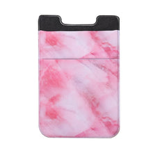 Load image into Gallery viewer, Marble Pattern Road Stretch Phone Back Plastic Card Holder Sticky Phone Clip