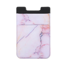 Load image into Gallery viewer, Marble Pattern Road Stretch Phone Back Plastic Card Holder Sticky Phone Clip