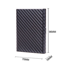 Load image into Gallery viewer, Aluminum Alloy Credit Card Bank Card Security Anti Magnetic Large Capacity Card Holder