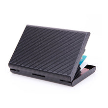 Load image into Gallery viewer, Aluminum Alloy Credit Card Bank Card Security Anti Magnetic Large Capacity Card Holder