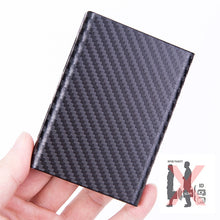 Load image into Gallery viewer, Aluminum Alloy Credit Card Bank Card Security Anti Magnetic Large Capacity Card Holder