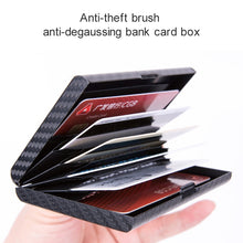 Load image into Gallery viewer, Aluminum Alloy Credit Card Bank Card Security Anti Magnetic Large Capacity Card Holder