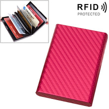 Load image into Gallery viewer, Aluminum Alloy Credit Card Bank Card Security Anti Magnetic Large Capacity Card Holder