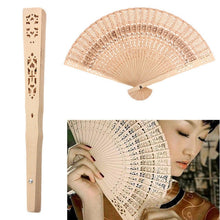 Load image into Gallery viewer, Ancient Style Fragrant Wood Fan Folding Fan Dance Fan Solid Craft Fan, Size:8 inch, 8 inch