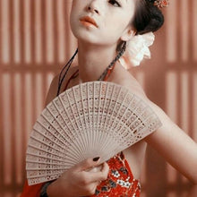 Load image into Gallery viewer, Ancient Style Fragrant Wood Fan Folding Fan Dance Fan Solid Craft Fan, Size:8 inch, 8 inch