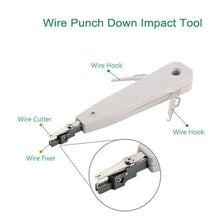 Load image into Gallery viewer, Three-purpose Network Cable Clamp Tester Hand Tool Set Home Network Repair Kit, 12 in 1