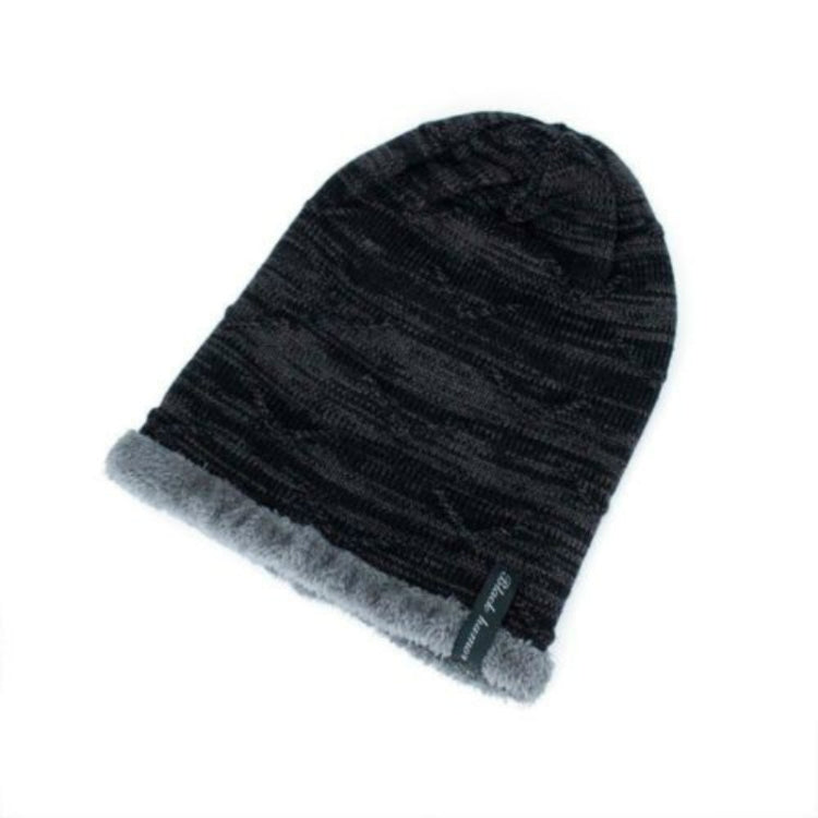 Winter Male Plus Velvet Warm Wool Hat Outdoor Sports Ski Knit Hat