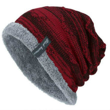 Load image into Gallery viewer, Winter Male Plus Velvet Warm Wool Hat Outdoor Sports Ski Knit Hat