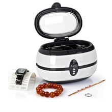 Load image into Gallery viewer, VGT-800 600ml Low Noise Vacuum Cleaner Ultrasonic Cleaner with SUS304 Tank for Home Jewelry Eyeglass Watch, UK Plug, EU Plug, US Plug