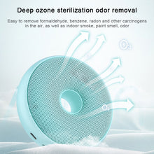 Load image into Gallery viewer, Portable Donut Electric Air Purifier Home Car Anion Ozone Deodorizer