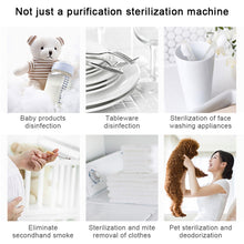 Load image into Gallery viewer, Portable Donut Electric Air Purifier Home Car Anion Ozone Deodorizer