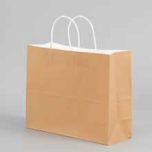 Load image into Gallery viewer, 10 PCS Elegant Kraft Paper Bag With Handles for Wedding/Birthday Party/Jewelry/Clothes, 16x22x8cm, 22x27x11cm, 12x15x6cm, 26x33x12cm, 32x25x11cm, 42x31x12cm
