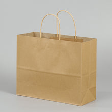 Load image into Gallery viewer, 10 PCS Elegant Kraft Paper Bag With Handles for Wedding/Birthday Party/Jewelry/Clothes, 16x22x8cm, 22x27x11cm, 12x15x6cm, 26x33x12cm, 32x25x11cm, 42x31x12cm