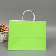 Load image into Gallery viewer, 10 PCS Elegant Kraft Paper Bag With Handles for Wedding/Birthday Party/Jewelry/Clothes, 16x22x8cm, 22x27x11cm, 12x15x6cm, 26x33x12cm, 32x25x11cm, 42x31x12cm