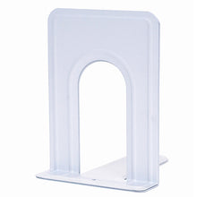 Load image into Gallery viewer, 2 PCS Simple Metal Bookend Support Frame Non Slip Book Stand Desktop Organizer