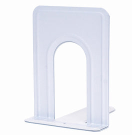 2 PCS Simple Metal Bookend Support Frame Non Slip Book Stand Desktop Organizer