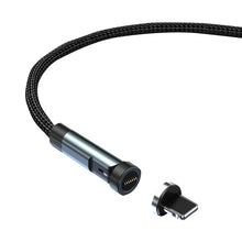 Load image into Gallery viewer, CC57 540 Degrees Rotary Magnetic Fast Charging Data Cable, 1m + 8Pin + Red, 2m + 8Pin + Red, 1m + 8Pin + Black, 2m + 8Pin + Black