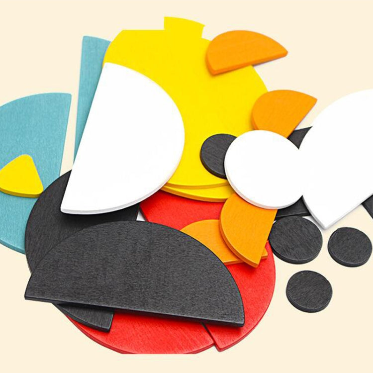 Creative Montessori Fun Children Puzzle Toys Baby Early Education Multi-functional Puzzle DIY Tangram