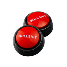 Load image into Gallery viewer, 3 PCS Party Knowledge Quiz Game Electronic Squeeze Sound Box Answer Toy, Green YES, Red NO, Blue SORRY, Red with Light BULLSHIT, Daren show, Laugh and Cry