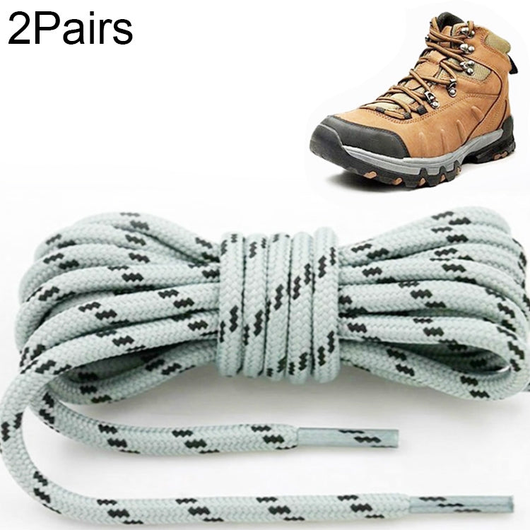Round High Density Weaving Shoe Laces Outdoor Hiking Slip Rope Sneakers Boot Shoelace, 100cm, 120cm, 140cm