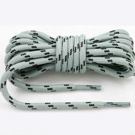 Round High Density Weaving Shoe Laces Outdoor Hiking Slip Rope Sneakers Boot Shoelace, 100cm, 120cm, 140cm