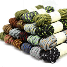 Load image into Gallery viewer, Round High Density Weaving Shoe Laces Outdoor Hiking Slip Rope Sneakers Boot Shoelace, 100cm, 120cm, 140cm