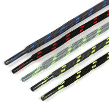 Load image into Gallery viewer, Round High Density Weaving Shoe Laces Outdoor Hiking Slip Rope Sneakers Boot Shoelace, 100cm, 120cm, 140cm