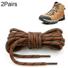 Load image into Gallery viewer, Round High Density Weaving Shoe Laces Outdoor Hiking Slip Rope Sneakers Boot Shoelace, 100cm, 120cm, 140cm