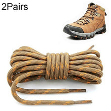 Load image into Gallery viewer, Round High Density Weaving Shoe Laces Outdoor Hiking Slip Rope Sneakers Boot Shoelace, 100cm, 120cm, 140cm