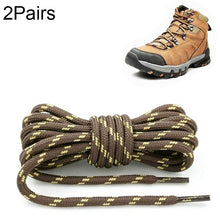 Load image into Gallery viewer, Round High Density Weaving Shoe Laces Outdoor Hiking Slip Rope Sneakers Boot Shoelace, 100cm, 120cm, 140cm