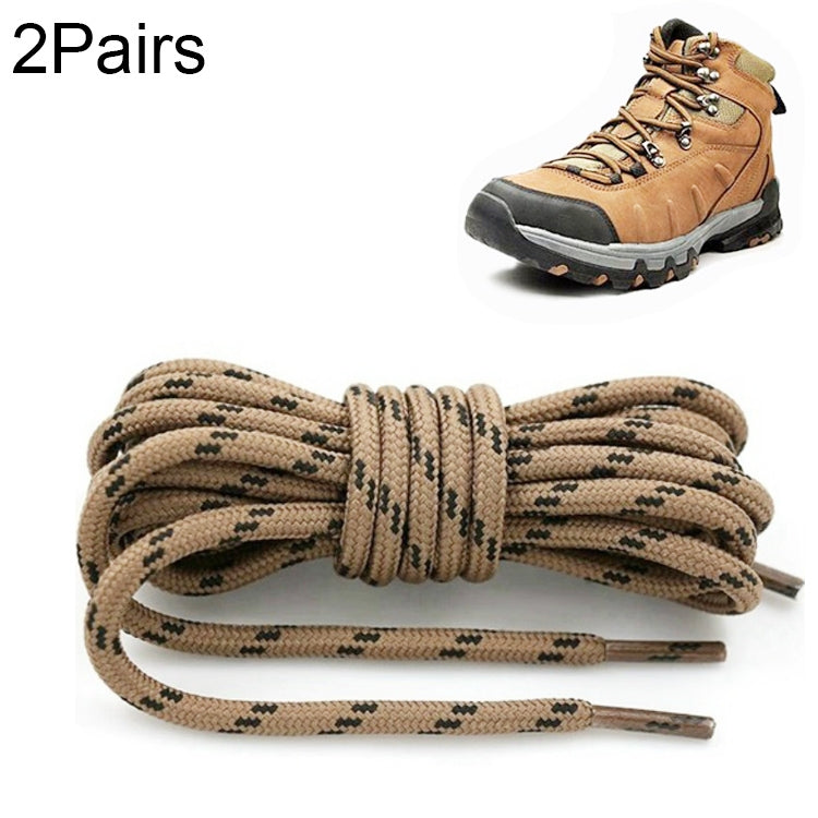 Round High Density Weaving Shoe Laces Outdoor Hiking Slip Rope Sneakers Boot Shoelace, 100cm, 120cm, 140cm