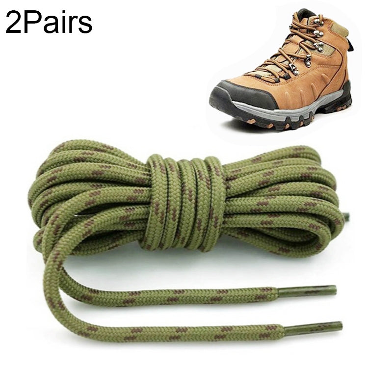 Round High Density Weaving Shoe Laces Outdoor Hiking Slip Rope Sneakers Boot Shoelace, 100cm, 120cm, 140cm
