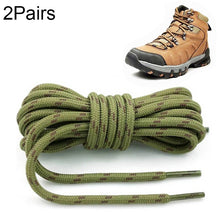 Load image into Gallery viewer, Round High Density Weaving Shoe Laces Outdoor Hiking Slip Rope Sneakers Boot Shoelace, 100cm, 120cm, 140cm