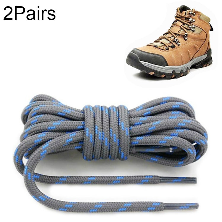 Round High Density Weaving Shoe Laces Outdoor Hiking Slip Rope Sneakers Boot Shoelace, 100cm, 120cm, 140cm