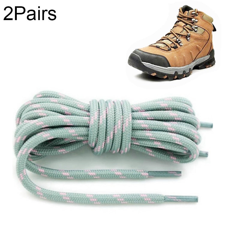 Round High Density Weaving Shoe Laces Outdoor Hiking Slip Rope Sneakers Boot Shoelace, 100cm, 120cm, 140cm