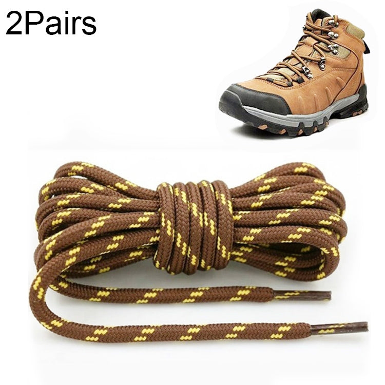 Round High Density Weaving Shoe Laces Outdoor Hiking Slip Rope Sneakers Boot Shoelace