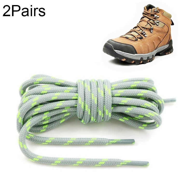 Round High Density Weaving Shoe Laces Outdoor Hiking Slip Rope Sneakers Boot Shoelace