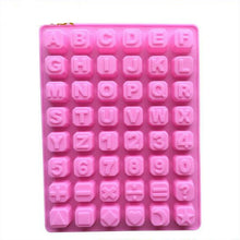 Load image into Gallery viewer, Stars Shape English Alphabet Silicone Chocolate Mold DIY Ice Handmade Soap Mold, Stars Shape English Alphabet