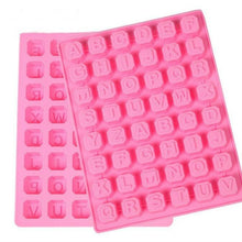 Load image into Gallery viewer, Stars Shape English Alphabet Silicone Chocolate Mold DIY Ice Handmade Soap Mold, Stars Shape English Alphabet