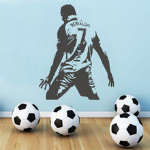 Load image into Gallery viewer, Football Player Action Silhouette Student Dormitory Bedroom Decoration Wall Sticker