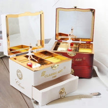 Load image into Gallery viewer, YL2047 Classic Nostalgic Music Box Dancing Girl Clockwork Simulation Eight-toneJewelry Box