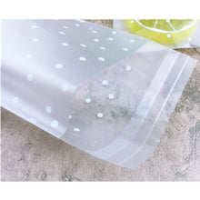 Load image into Gallery viewer, 100pcs / Pack Plastic Transparent Cellophane Bags Polka Dot Candy Cookie Gift Bag with DIY Self Adhesive Pouch Celofan Bags for Party, 5.5x5.5cm, 7x7cm, 8x10cm, 10x10cm, 10x15cm