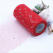 Load image into Gallery viewer, Tulle Roll 25 Yards 13cm Organza Laser Crafts Wedding Decoration Tulle Birthday Party Supplies, TBD0419813601A, TBD0419813601B, TBD0419813601C, TBD0419813601D, TBD0419813601E, TBD0419813601F, TBD0419813601G, TBD0419813601H, TBD0419813601I, TBD041981360...