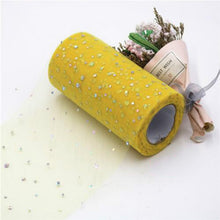 Load image into Gallery viewer, Tulle Roll 25 Yards 13cm Organza Laser Crafts Wedding Decoration Tulle Birthday Party Supplies, TBD0419813601A, TBD0419813601B, TBD0419813601C, TBD0419813601D, TBD0419813601E, TBD0419813601F, TBD0419813601G, TBD0419813601H, TBD0419813601I, TBD041981360...