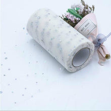 Load image into Gallery viewer, Tulle Roll 25 Yards 13cm Organza Laser Crafts Wedding Decoration Tulle Birthday Party Supplies, TBD0419813601A, TBD0419813601B, TBD0419813601C, TBD0419813601D, TBD0419813601E, TBD0419813601F, TBD0419813601G, TBD0419813601H, TBD0419813601I, TBD041981360...