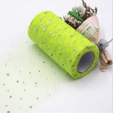 Load image into Gallery viewer, Tulle Roll 25 Yards 13cm Organza Laser Crafts Wedding Decoration Tulle Birthday Party Supplies, TBD0419813601A, TBD0419813601B, TBD0419813601C, TBD0419813601D, TBD0419813601E, TBD0419813601F, TBD0419813601G, TBD0419813601H, TBD0419813601I, TBD041981360...