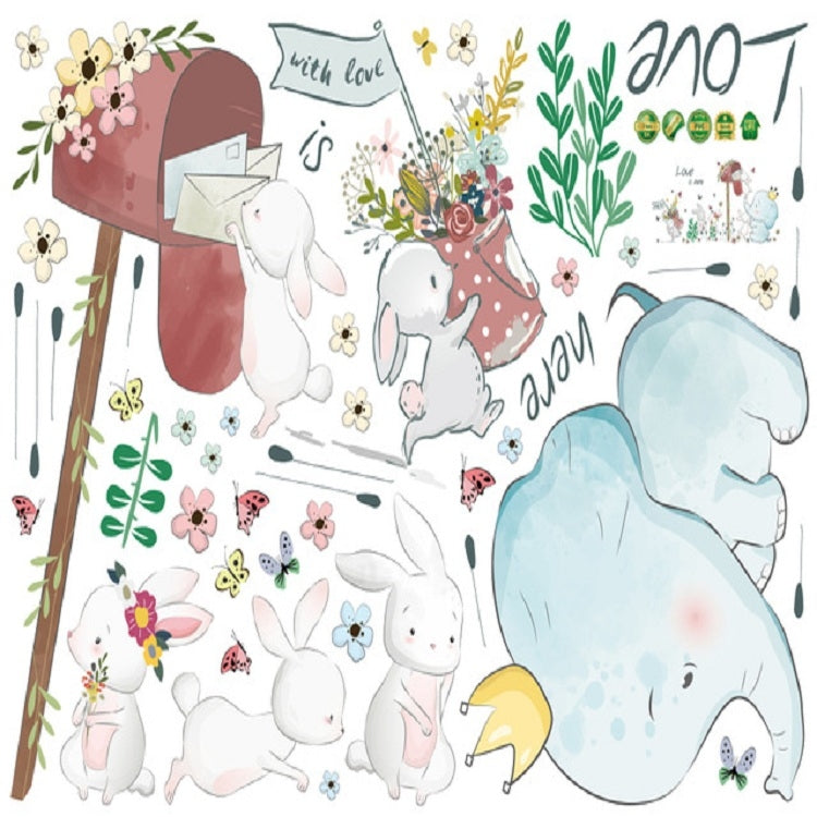 Cartoon Cute Children Room Bedside Kindergarten Layout Decorative Wall Stickers